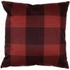 Clayre & Eef TX22 Cushion Cover Red Brown 45x45 cm