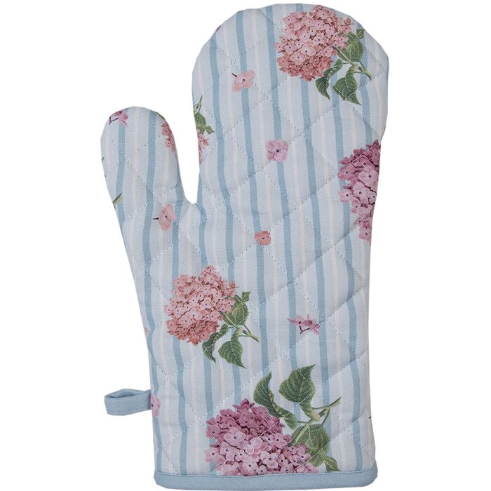 Clayre & Eef VTG44 Oven Mitt Pink 18x30 cm