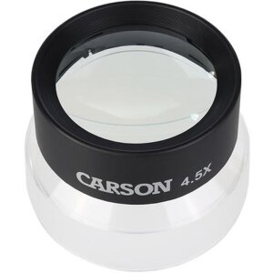 Carson LL-55 Stand magnifier 4.5x magnification 75 mm lens diameter