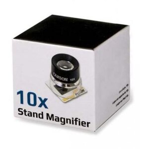 Carson LL-10 stand magnifier 10x 30mm acrylic lenses slightly scratch-resistant