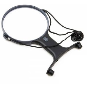 Carson HF-66 Hanging magnifier 2x130mm with LED -...