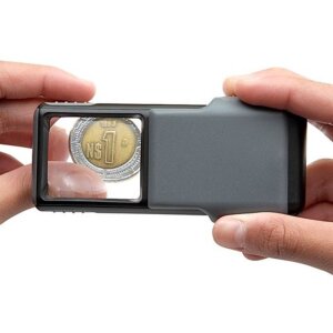 Carson LED Pop-Up pocket magnifier 5x magnification 40mm