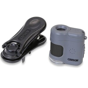 Carson MM-380 MicroMini pocket microscope 20x with...