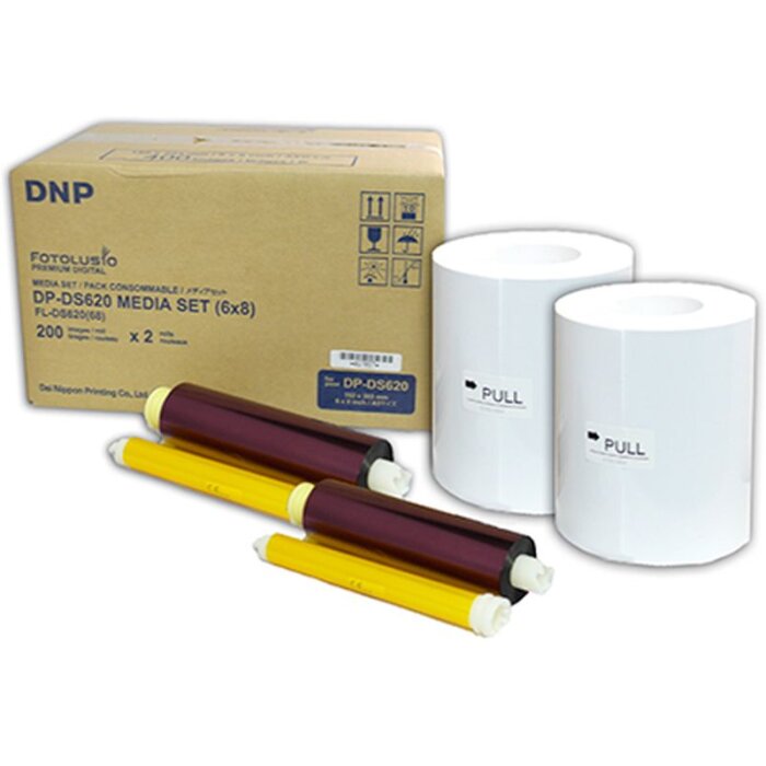 DNP paper DM68620 2 rolls each 200 pcs 15x20 for DS620