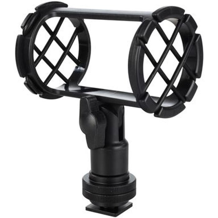 Boya BY-C04 Anti Shock Microphone Holder Universal Hot Shoe 1/4" 3/8" Adapter