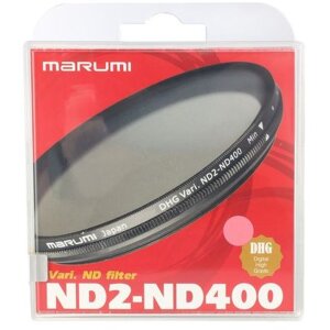 Marumi DHG Variable grey filter ND2-ND400 55 mm light...