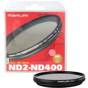 Marumi grey variable filter DHG ND2-ND400 62 mm