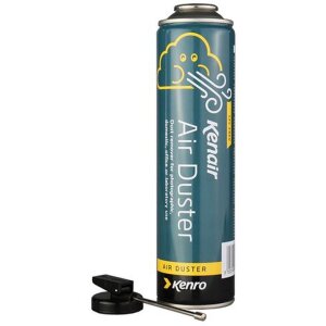 Kenro compressed air spray can + plastic spray head 360 ml