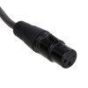 XLR cable 3-pin XLR male to female 1.5m