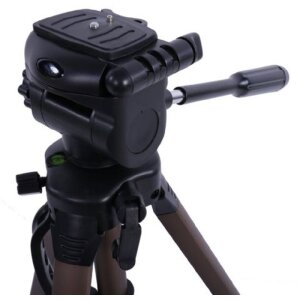 Falcon Eyes aluminium tripod + head WT-3570 H165 cm quick-release plate bag