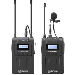 BOYA BY-WM8 Pro-K1 lavalier microphone wireless for DSLR smartphones 100m range