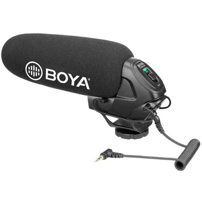 BOYA BY-BM3030 Supercardioid condenser directional microphone for DSLR camcorders audio recorders