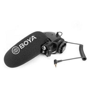 BOYA BY-BM3030 Supercardioid condenser directional microphone for DSLR camcorders audio recorders