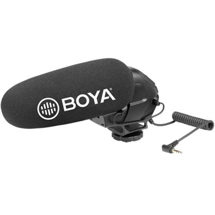 Boya BY-BM3031 Condenser directional microphone black with accessories