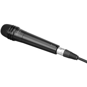 Boya BY-BM57 Dynamic Handheld Microphone Black 5m XLR Cable Swivel Mount