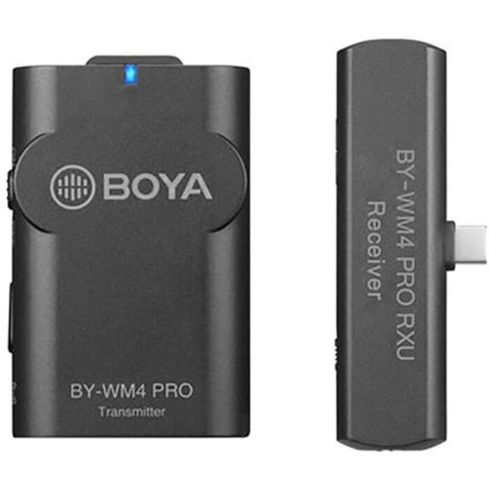 Boya BY-WM4 Pro-K5 Lavalier Microphone Wireless 2.4 GHz USB-C for Android