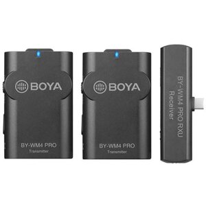 BOYA BY-WM4 Pro-K6 Dual Lavalier Microphone Wireless for...