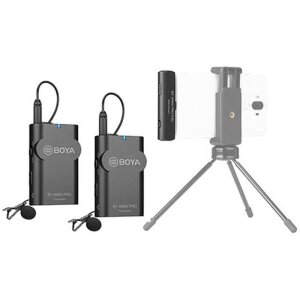 BOYA BY-WM4 Pro-K6 Dual Lavalier Microphone Wireless for Android 2.4 GHz USB-C