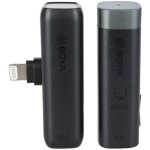 Boya BY-WM3D Wireless Tie Microphone 2.4 GHz for iOS and...