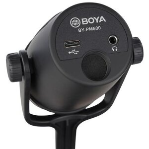 Boya BY-PM500 USB studio microphone condenser cardioid omnidirectional incl. accessories