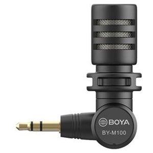 Boya BY-M110 Mini Condenser Microphone TRRS 3.5mm...