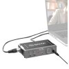 Boya BY-AM1 two-channel audio mixer phantom power USB power supply