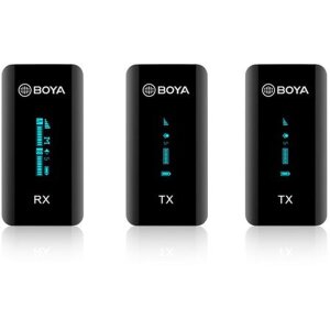 Boya BY-XM6-S2 Ultra compact wireless microphone 2.4 GHz...