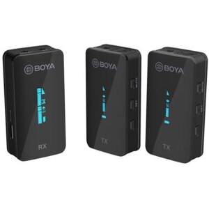 Boya BY-XM6-S2 Ultra compact wireless microphone 2.4 GHz...