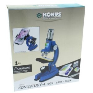 Konus Konustudy-4 microscope 150x-450x-900x with...