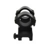 Cone Mounting Set 25-30mm Dual-T Ring Bracket Black