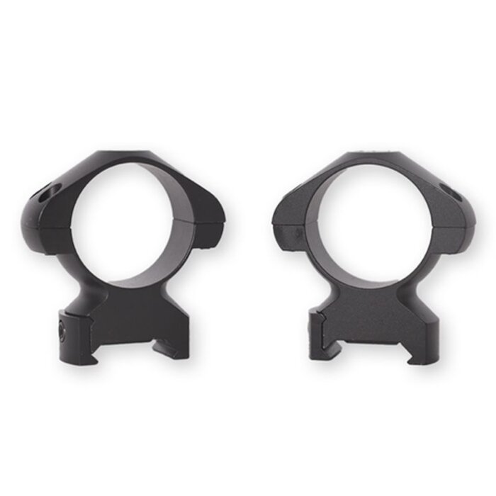 Cone mounting rings 30 mm high - riflescope mount, black