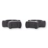 Cone mounting rings 30 mm high - riflescope mount, black