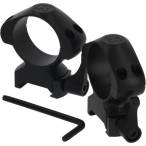 Cone quick release mounting rings 30 mm high - Black