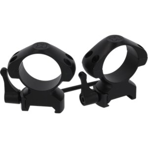 Cone quick release mounting rings 30 mm high - Black