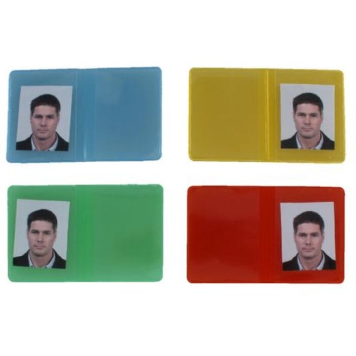 Benel passport photo folder 250 pcs PVC coloured mixed 53x65mm