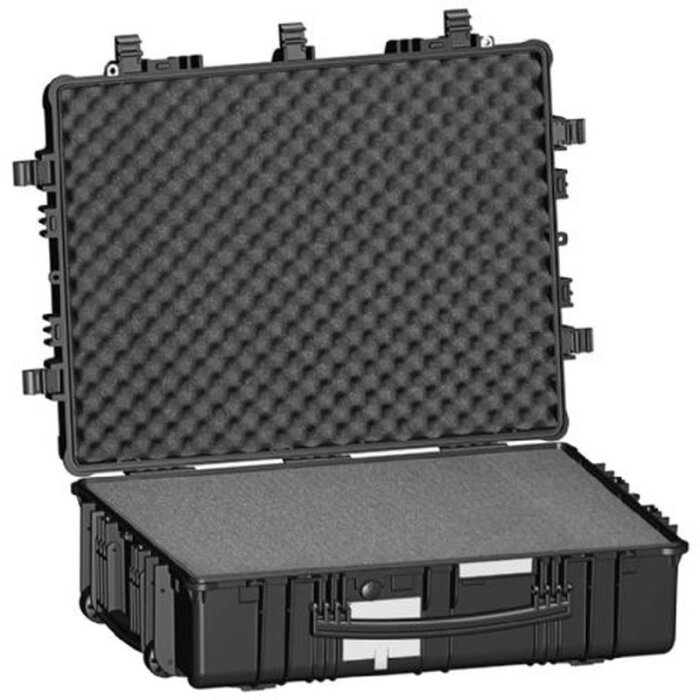 Explorer Cases 7726.B Transport case with foam black 770x580x265 mm with wheels