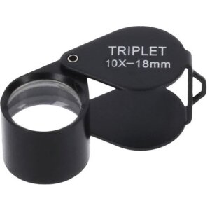 Byomic folding magnifier triplet BYO-IT1018 10x18mm -...