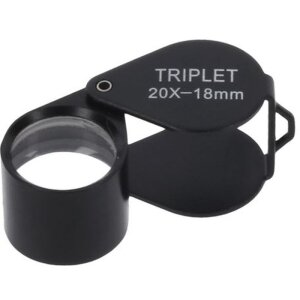 Byomic triplet folding magnifier BYO-IT2018 20x18mm 20x...