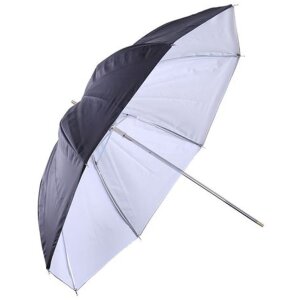 Falcon Eyes reflective umbrella UR-60WB white-black 152 cm