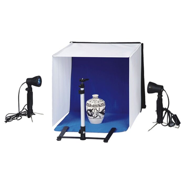 Linkstar recording box set PBK-50 50x50 foldable + 2x50W lamps