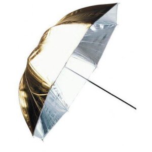 Linkstar reflex umbrella PUK-84GS silver-gold 100 cm...