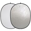 Linkstar reflector 2 in 1 R-6090SW silver-white 60x90 cm