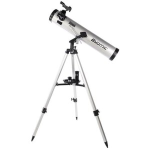 Byomic entry-level reflector telescope 76-700 silver with...