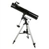 Byomic Reflector Telescope G 114-900 EQ-SKY Astronomy Beginner Black