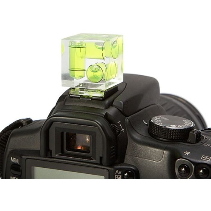 Falcon Eyes spirit level with hot shoe CA-BLHS3 for camera hot shoe adapter