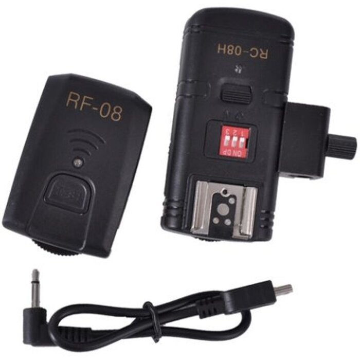 StudioKing Radio Trigger Set TRC04H for Speedlite Camera Flash Black