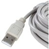 Standard USB 2.0 extension cable 5m A-male to A-female grey