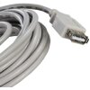 Standard USB 2.0 extension cable 5m A-male to A-female grey