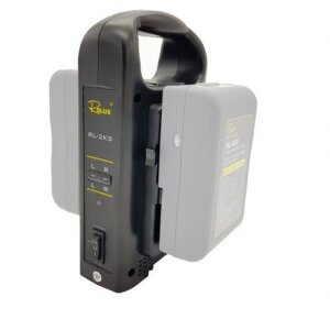 Rolux double battery charger RL-2KS for V-Mount battery