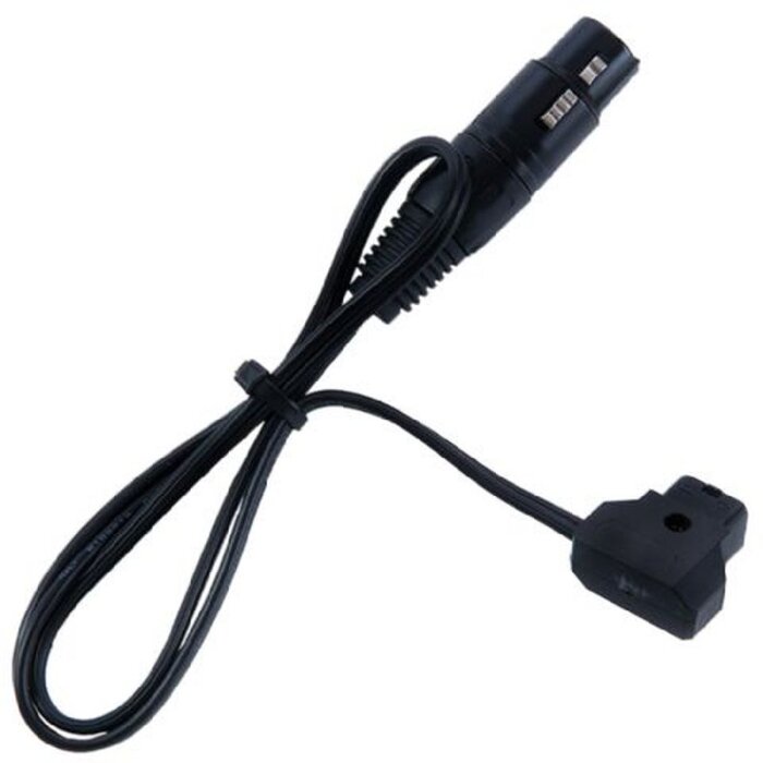 Rolux 4-pin XLR female plug with male D-tap RL-C3